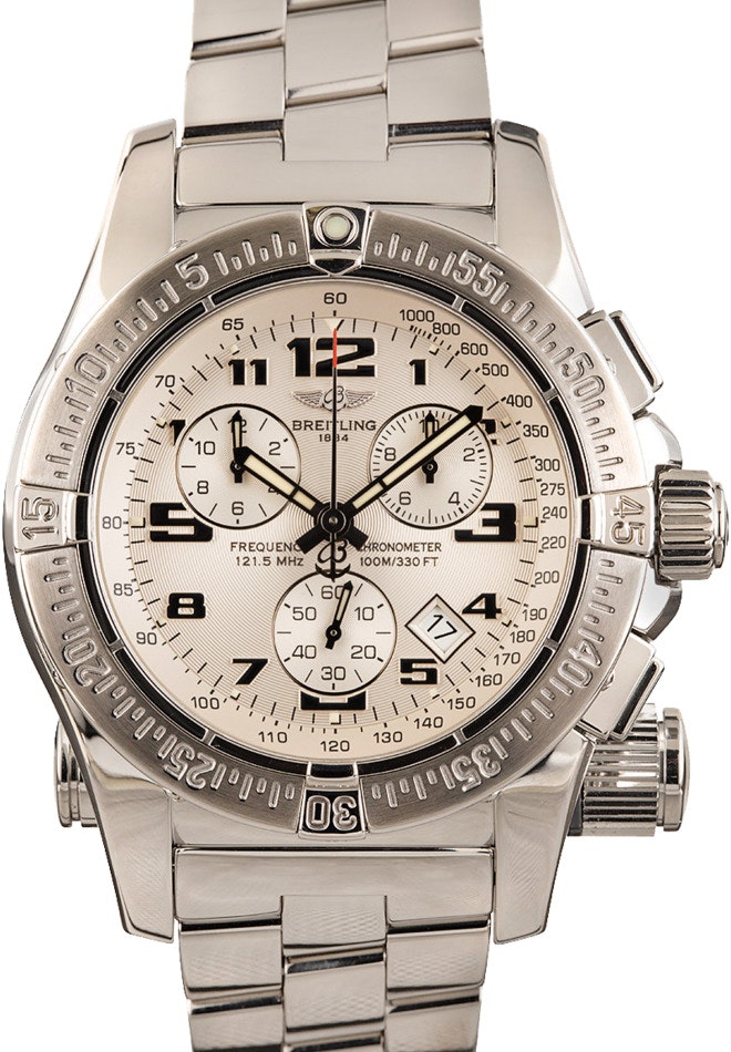 Buy Used Breitling Emergency Mission A7332211/G616 | Bob's Watches ...