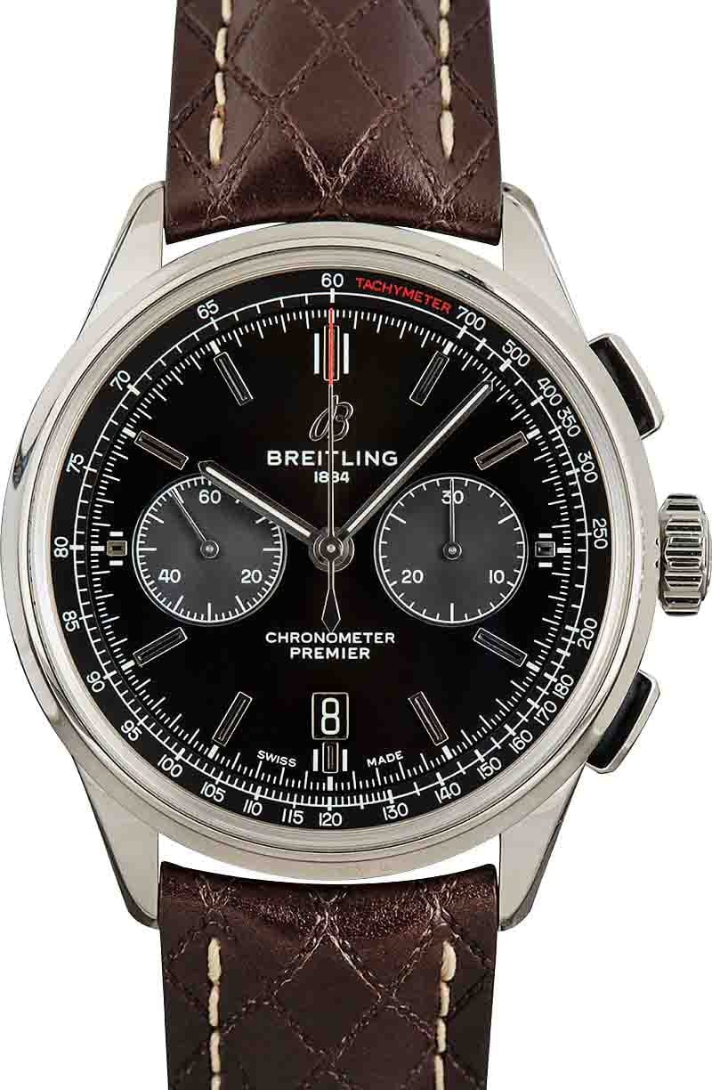 Breitling pre-owned Premier 42mm - Green