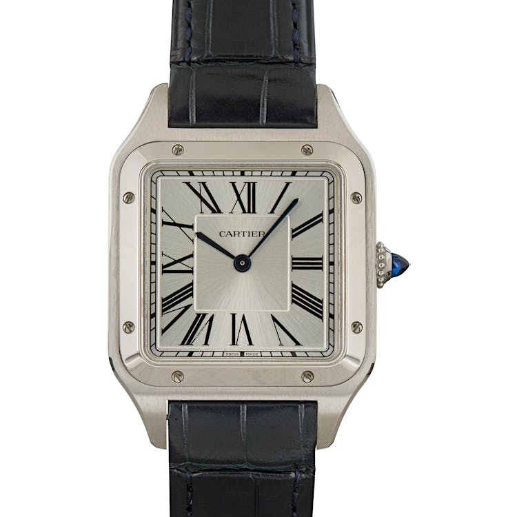 Pre-Owned Cartier Santos Dumont Stainless Steel