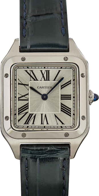 Cartier Santos Dumont Silver Dial