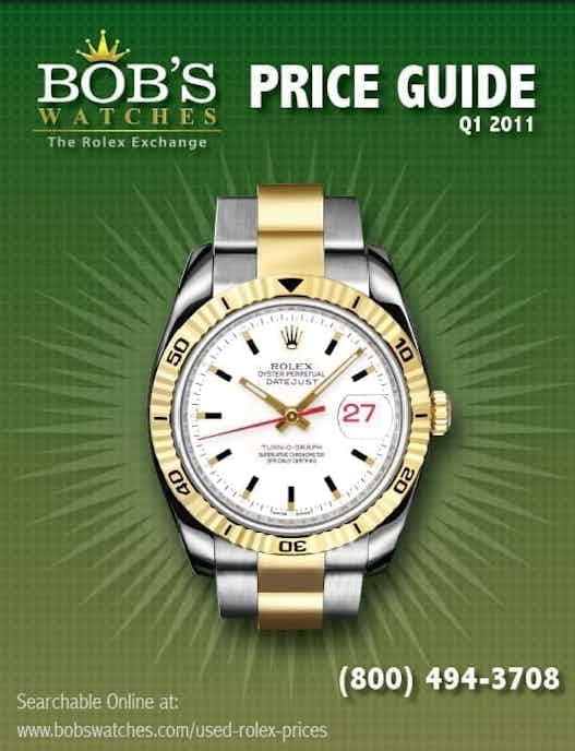 Bob's Watches Rolex Price Guide