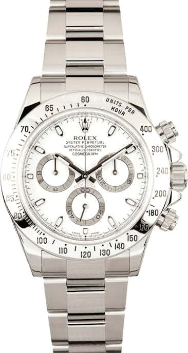Rolex White Daytona Chronograph 116520
