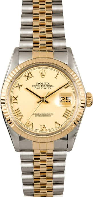 Certified Pre-Owned Rolex Datejust 16013 Two Tone
