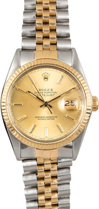 Rolex Datejust 16013 Jubilee Bracelet Certified Pre-Owned