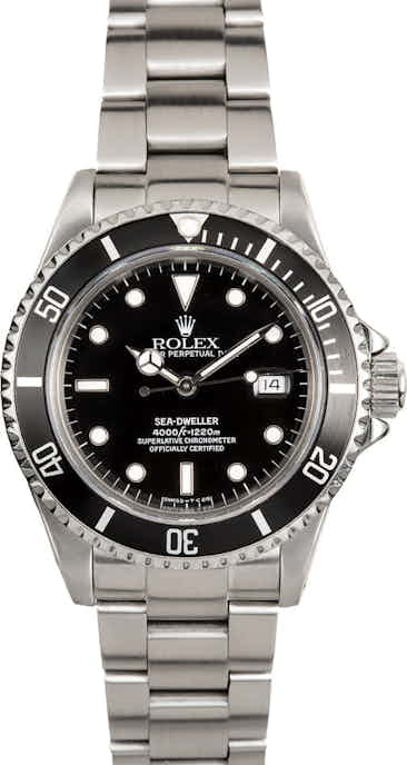 Rolex Sea-Dweller 16600 Steel Dive Watch TT