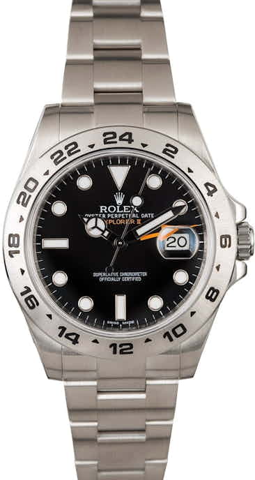 Unworn Rolex Explorer II Ref 216570 Stainless Steel
