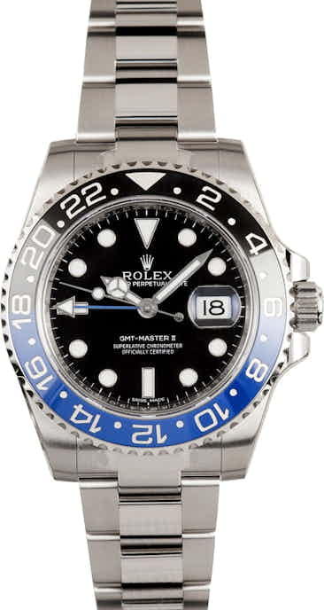 Rolex GMT-Master 'Batman' 116710 with Factory Stickers