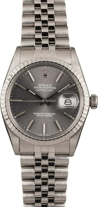 Pre-Owned Rolex Datejust 16000 Slate Dial