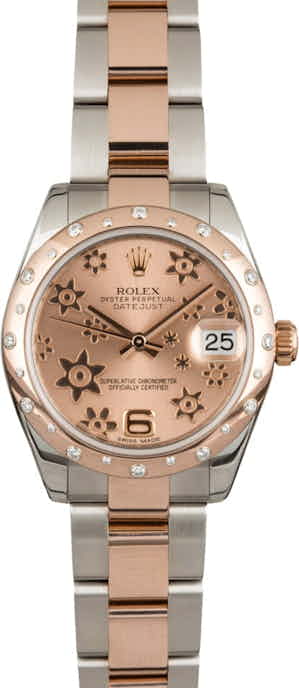 Rolex Datejust 178341 Bronze Floral Dial