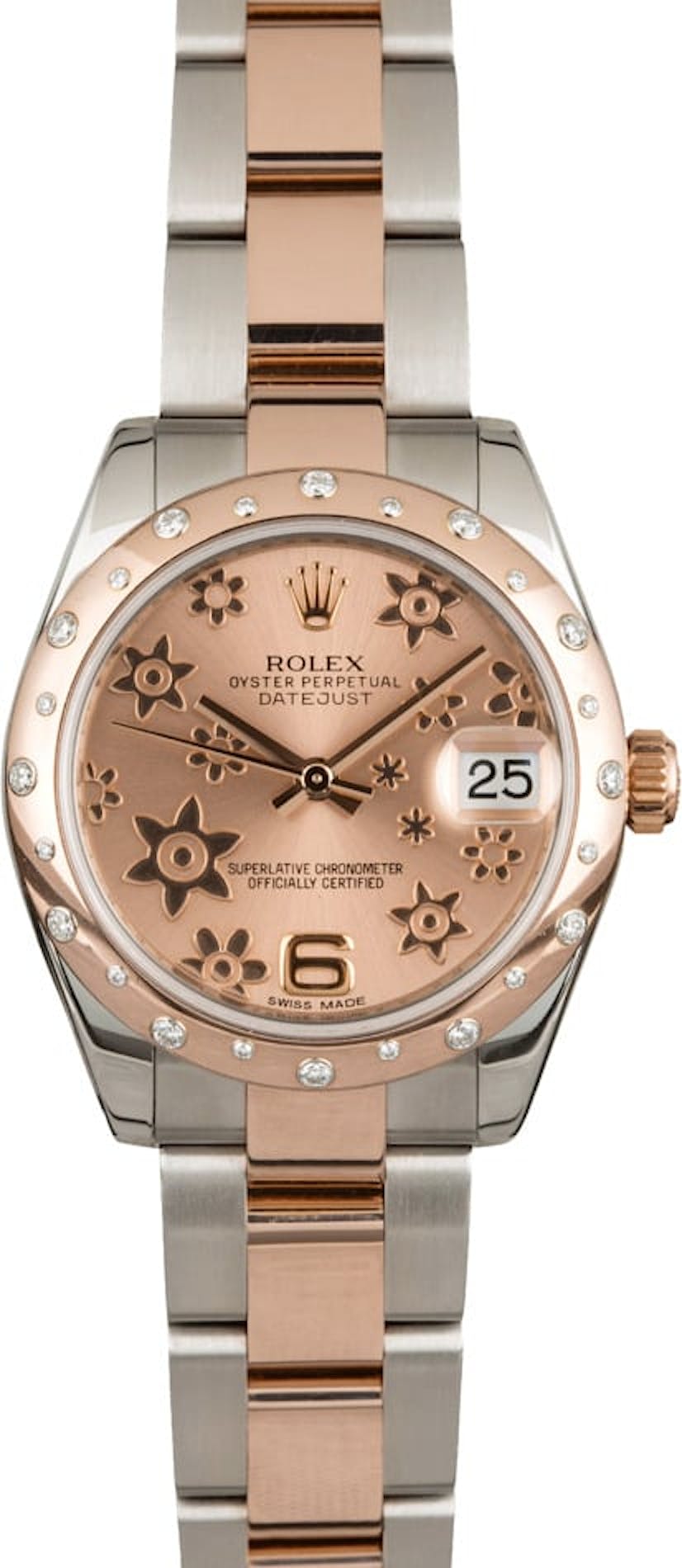 Rolex Datejust 178341 Bronze Floral Dial