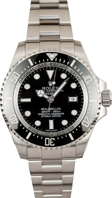Pre Owned Ceramic Rolex Sea Dweller Deepsea 116660