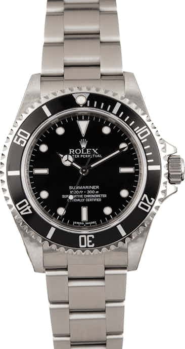Rolex Submariner 14060 Black Dial Stainless Steel
