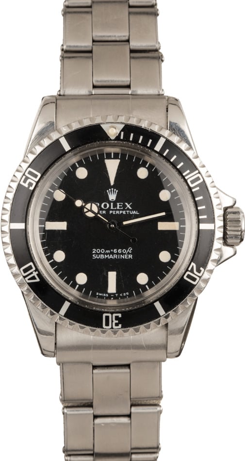 Buy Vintage Rolex Submariner 5513 Bob s Watches Sku 125602 x