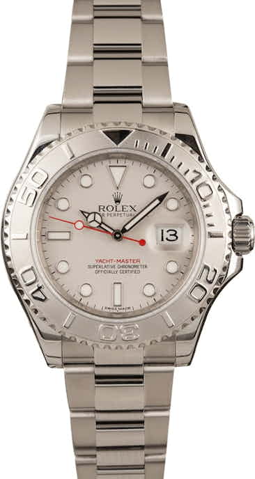 Pre-Owned Rolex Yacht-Master 116622 Stainless Steel Band