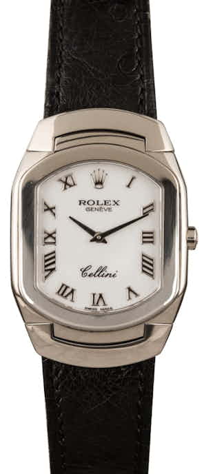 Pre-Owned Rolex Cellini 6633 White Gold