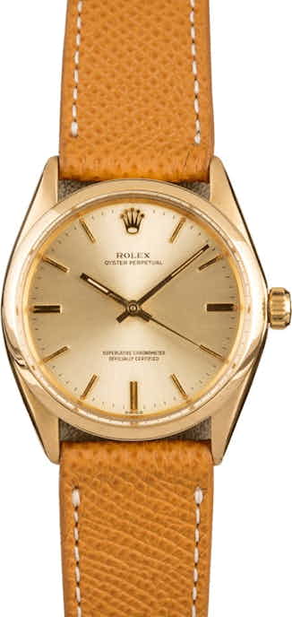 Rolex Oyster Perpetual 1002 Yellow Gold Case