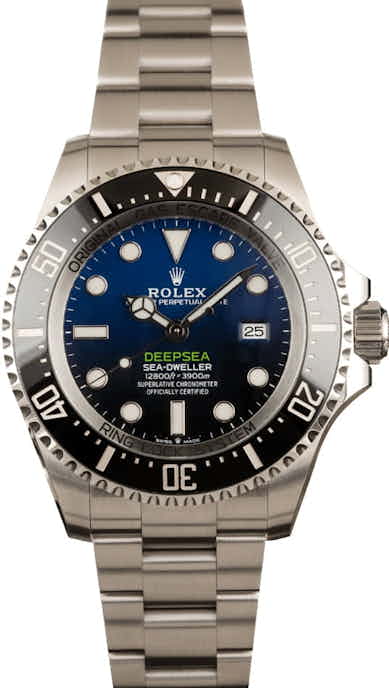 PreOwned Rolex DeepSea 126660 Blue