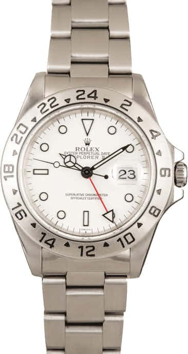 Pre-Owned Rolex Explorer II 16570 Stainless Steel