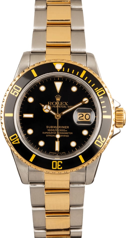 Rolex submariner deals black and gold