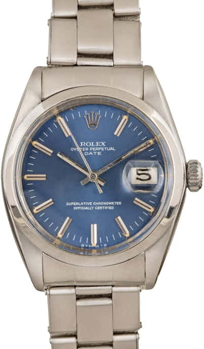 Rolex Vintage Date 1500 Blue