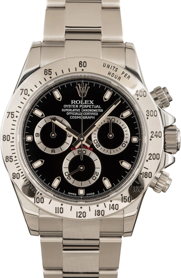 Buy Used Rolex Daytona 116520 | Bob's Watches - Sku: 143610 x