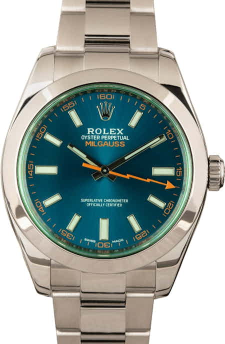 Milgauss Rolex 116400 Blue