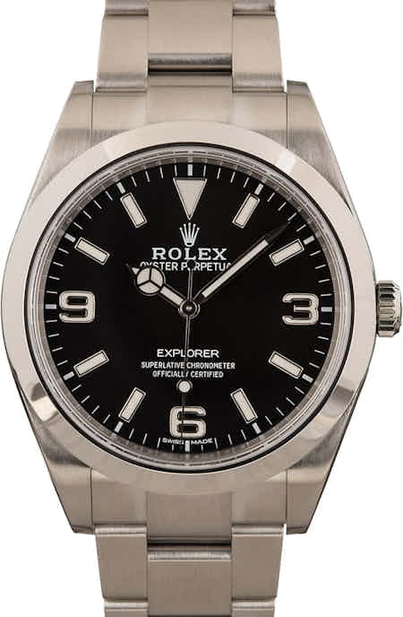 Rolex Explorer 214270 Luminous Arabic Markers