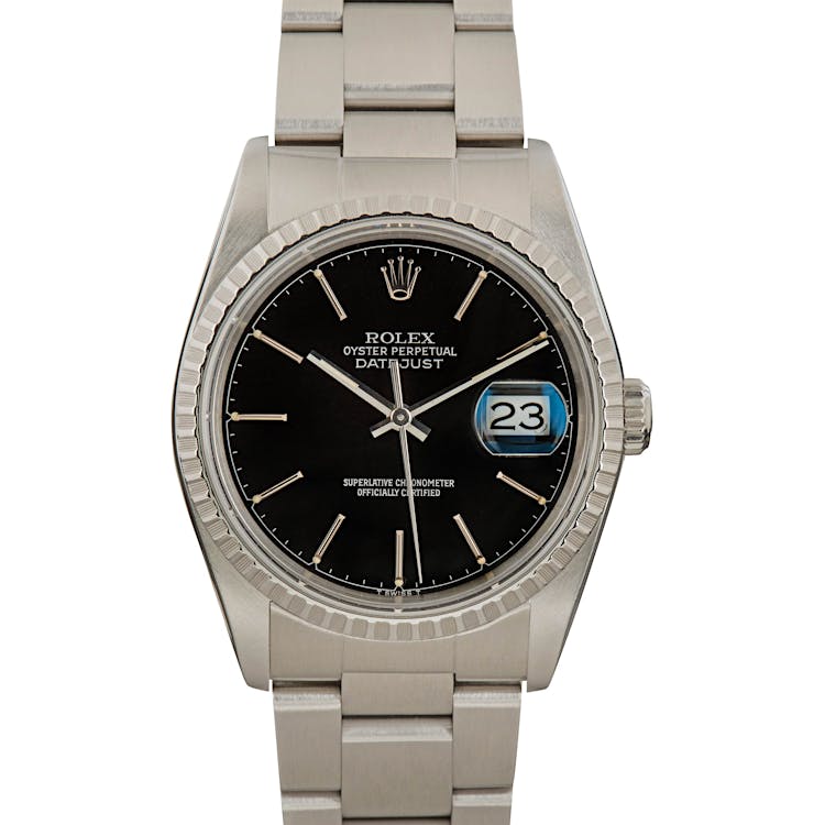Pre-Owned Rolex Datejust 16220 Stainless Steel