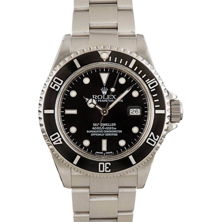 Men's Rolex Sea-Dweller 16600 Black Dial
