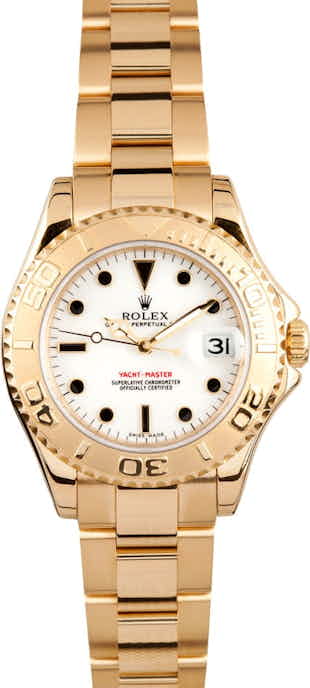 18k Yellow Gold Yachtmaster 168628