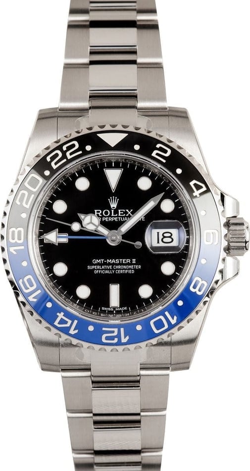 Used rolex clearance batman for sale