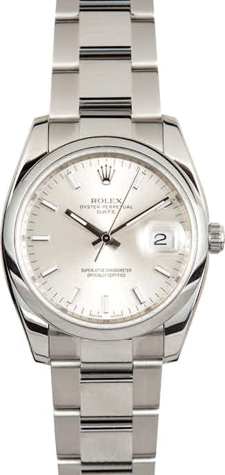Certified Pre Owned Rolex Date 115200