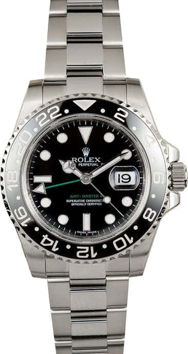 Unworn Rolex GMT-Master II 116710 Black Dial