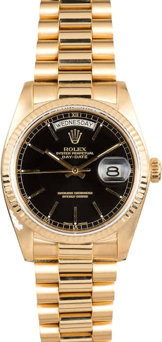Rolex 18K President 18038 Certified Pre-Owned