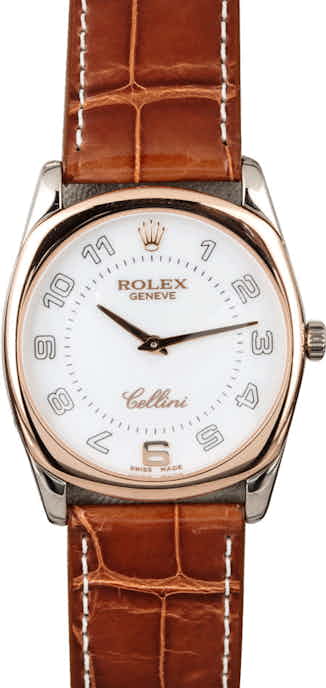 Rolex Cellini 4233 White and Rose Gold