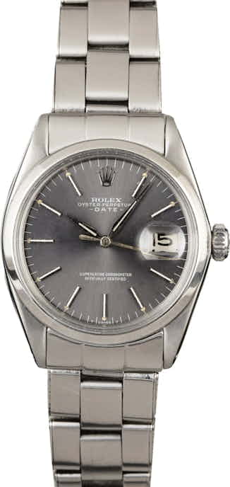 Rolex Oyster Perpetual Date 1500 Slate Dial