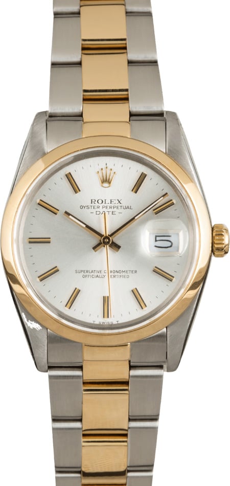 Men s Rolex Date 15003 Two Tone Oyster