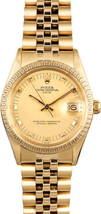 Rolex Date 15007 Yellow Gold