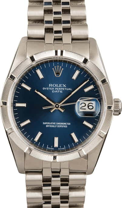 Men's Rolex Date 15210 Steel Jubilee
