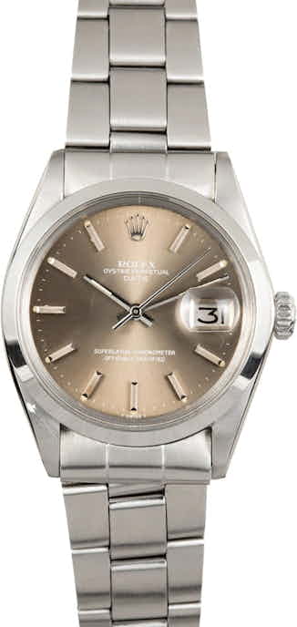 Rolex Date 34MM 1500 Stainless