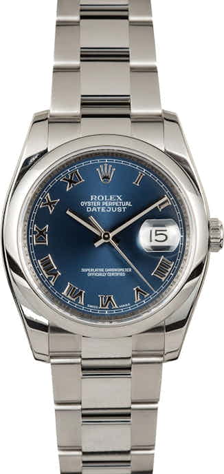 Rolex Datejust 116200 Blue Roman