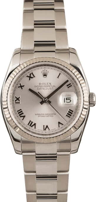 Pre Owned Rolex Datejust 116234 Roman Dial