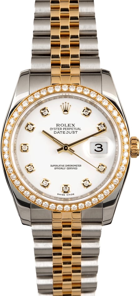 Rolex Datejust 116243 White Diamond Dial