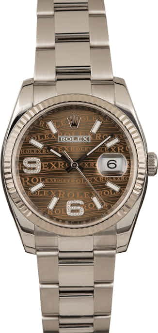 Rolex Datejust 116234 Bronze Jubilee Diamond Dial