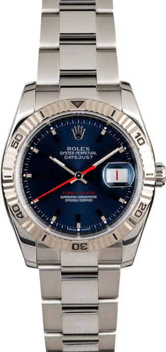 Rolex Datejust 116264 Blue "Turn-o-Graph"