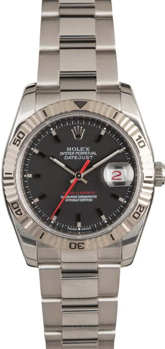 Men's Rolex Datejust Thunderbird 116264 Red Date Wheel