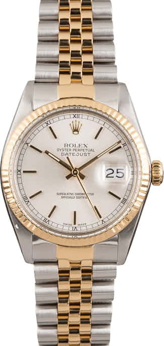Pre Owned Silver Dial Rolex Datejust 16013