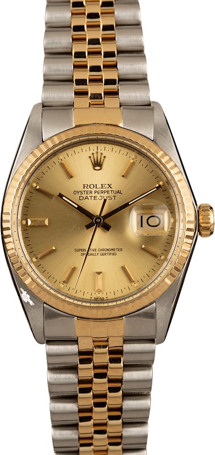 Used Rolex 36MM Datejust 16013 Champagne Dial
