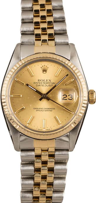 Pre-Owned Rolex 36MM Two-Tone Datejust 16013