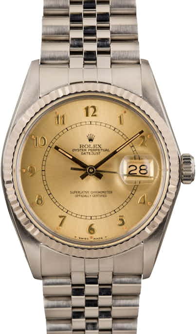 Rolex Datejust 16014 Champagne Dial